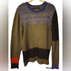 - Narrows acrylic color block sweater